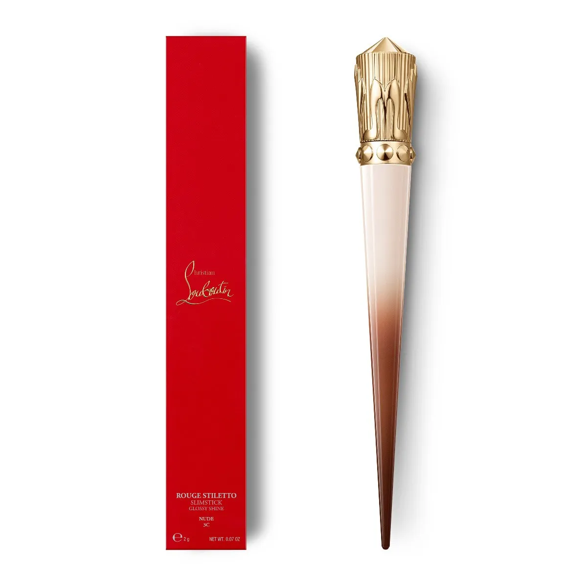 Christian Louboutin Rouge Stiletto Les Nudes – Shine Lipstick – Nude 3C - Beauty - alternate view 7